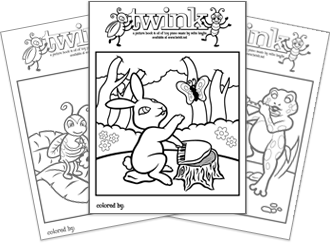 Twink coloring pages
