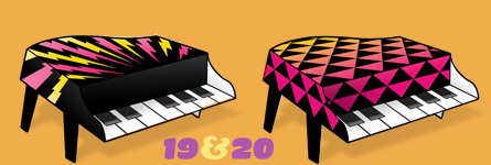 Paper Pianos 19 and 20