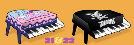 Paper Pianos 21 and 22