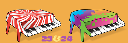 Paper Pianos 23 and 24